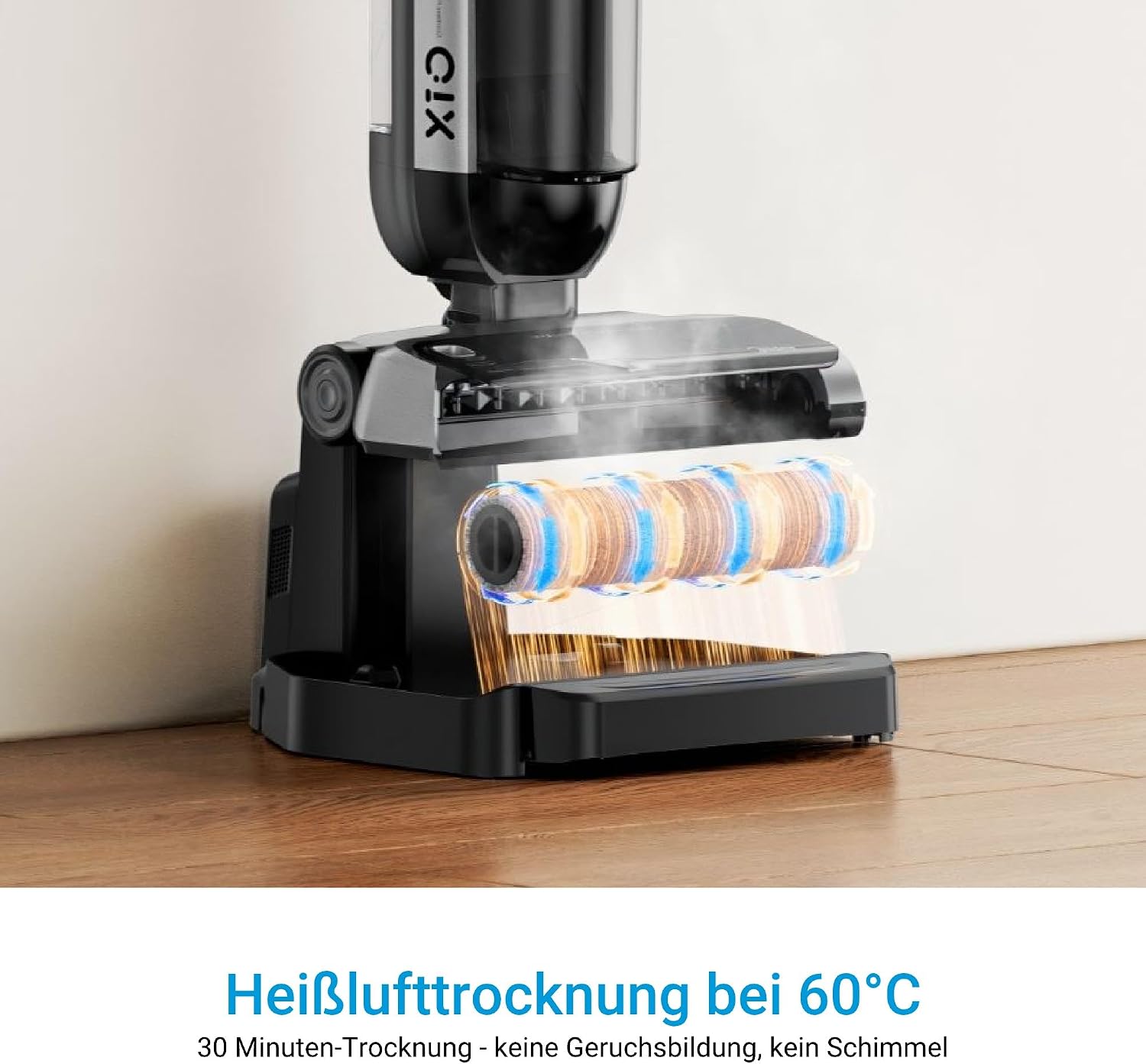 Midea X10 SF 3-in-1 Nass-Trocken Akku-Sauger – KI-Erkennung, 60°C Heißlufttrocknung, Selbstreinigung