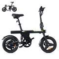 Finbike U1 Klapp-E-Bike 250W – 7-Gang, Pedelec, 14", Scheibenbremsen, LCD-Display, 120kg, Schwarz