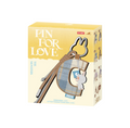 Pop Mart Labubu the Monsters Pin For Love Letter Pendent Blind Box (A-M)