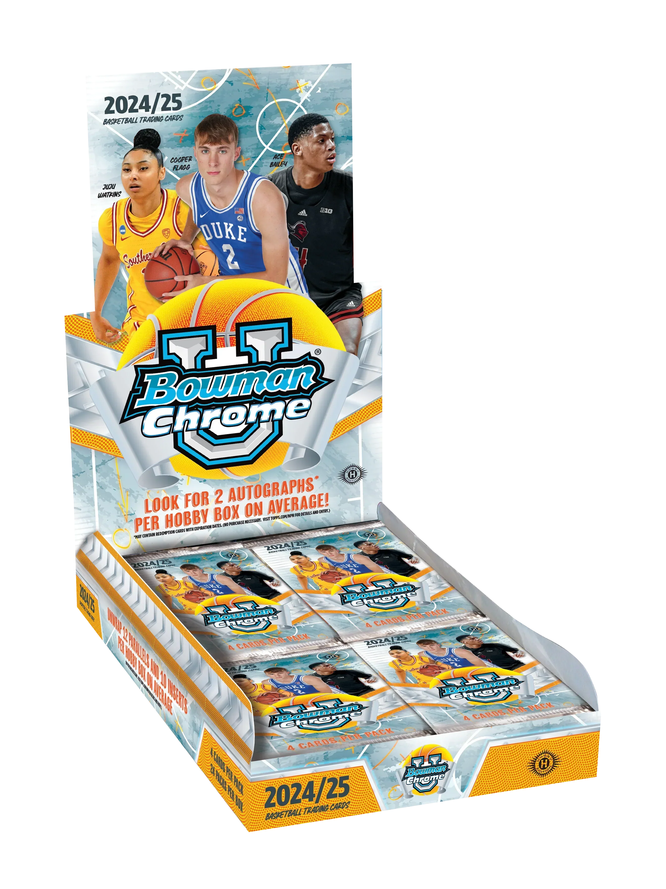 2024-25 Bowman University Chrome Basketball Hobby Box