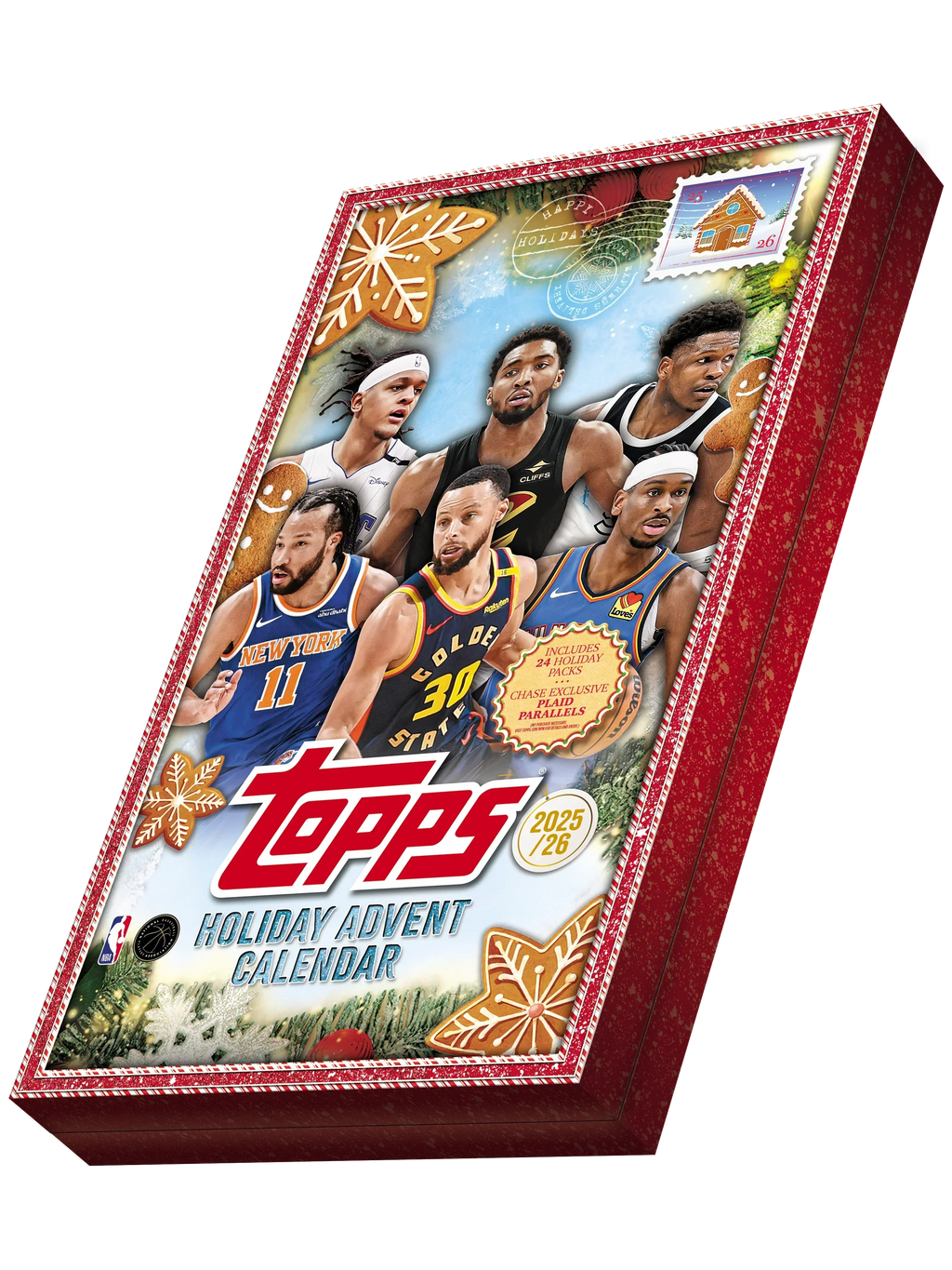 2025/26 Topps Holiday Basketball Countdown Advent Calendar