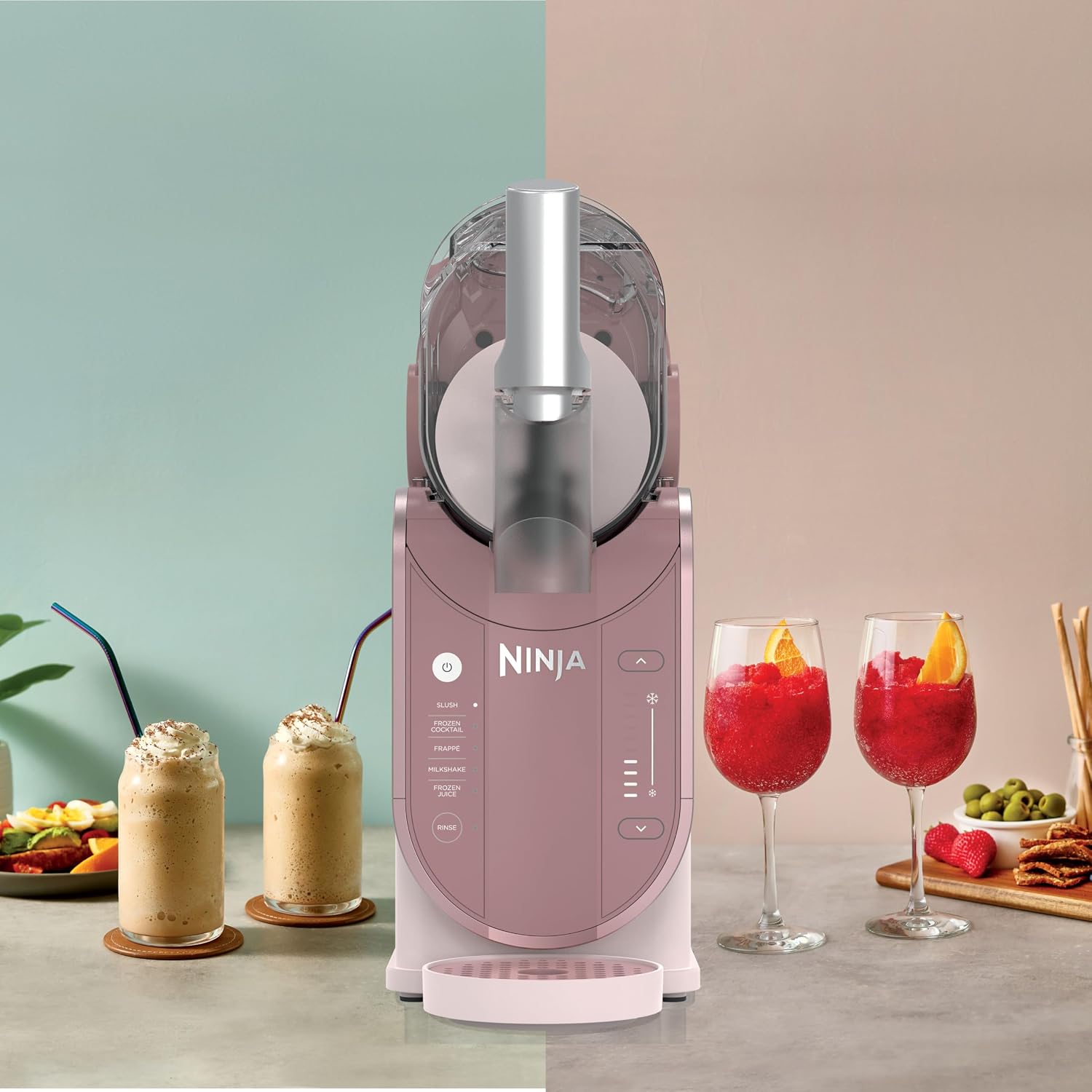 Ninja FS301EUPK SLUSHi Maschine 1,9 L – 5 Programme, Rapid Chill, WhisperChill Kompressor, Pink