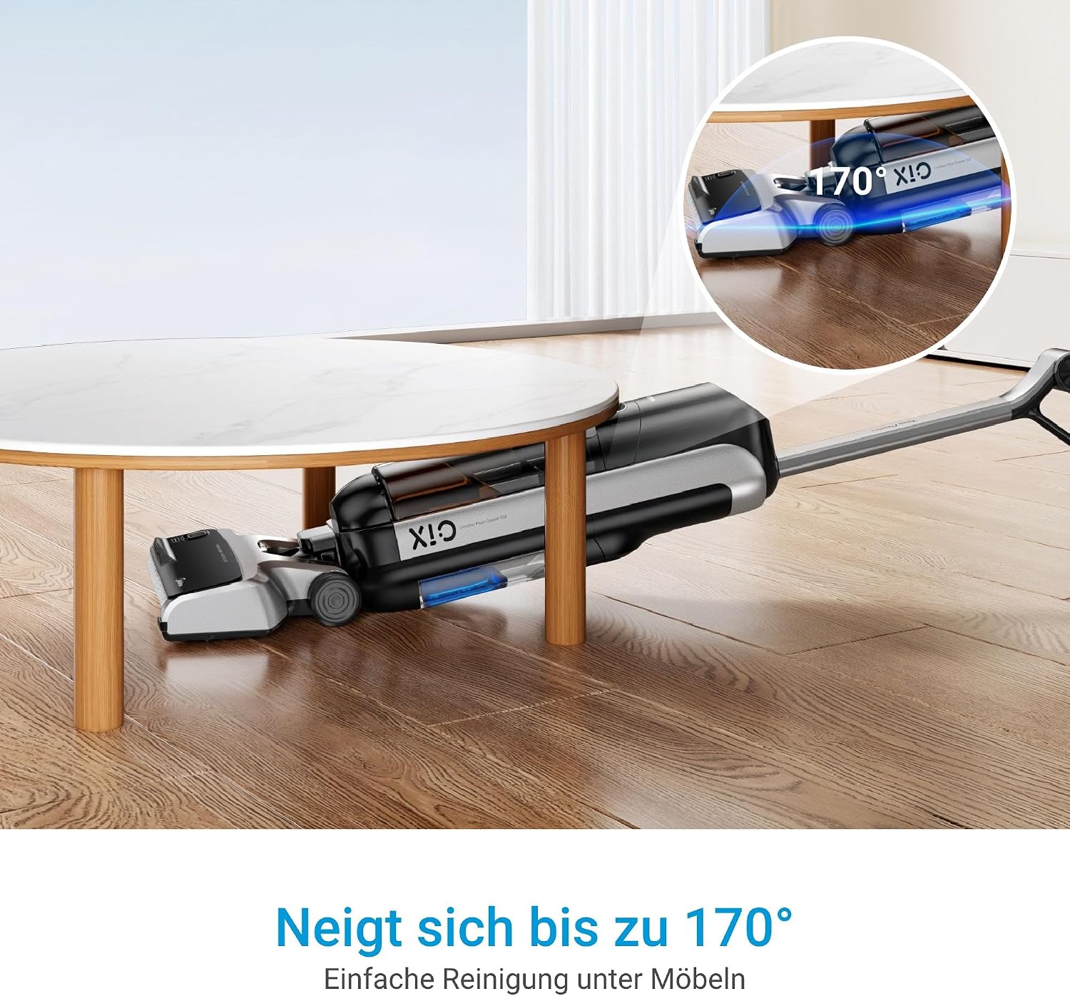 Midea X10 SF 3-in-1 Nass-Trocken Akku-Sauger – KI-Erkennung, 60°C Heißlufttrocknung, Selbstreinigung