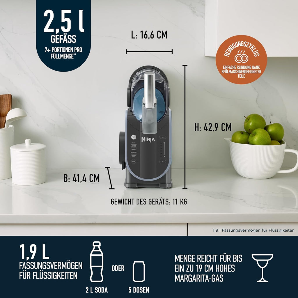 Ninja FS301EUTG SLUSHi Maschine 1,9 L – 5 Programme, Rapid Chill, WhisperChill Kompressor, Grün