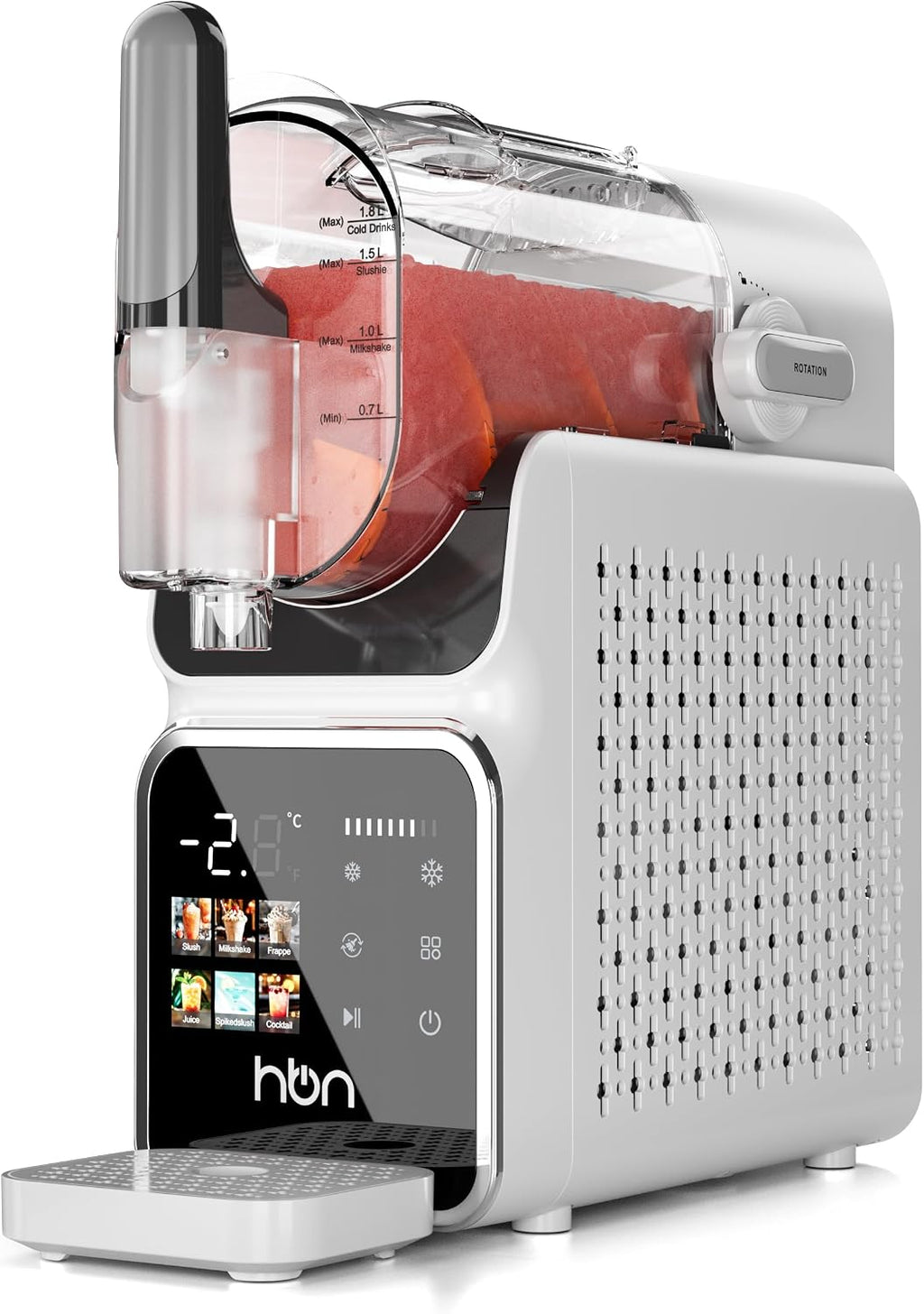 HBN CP-GBS-800 Slush-Maschine 1,9 L – 6 Programme, Selbstreinigung, 220 W, Kompakt