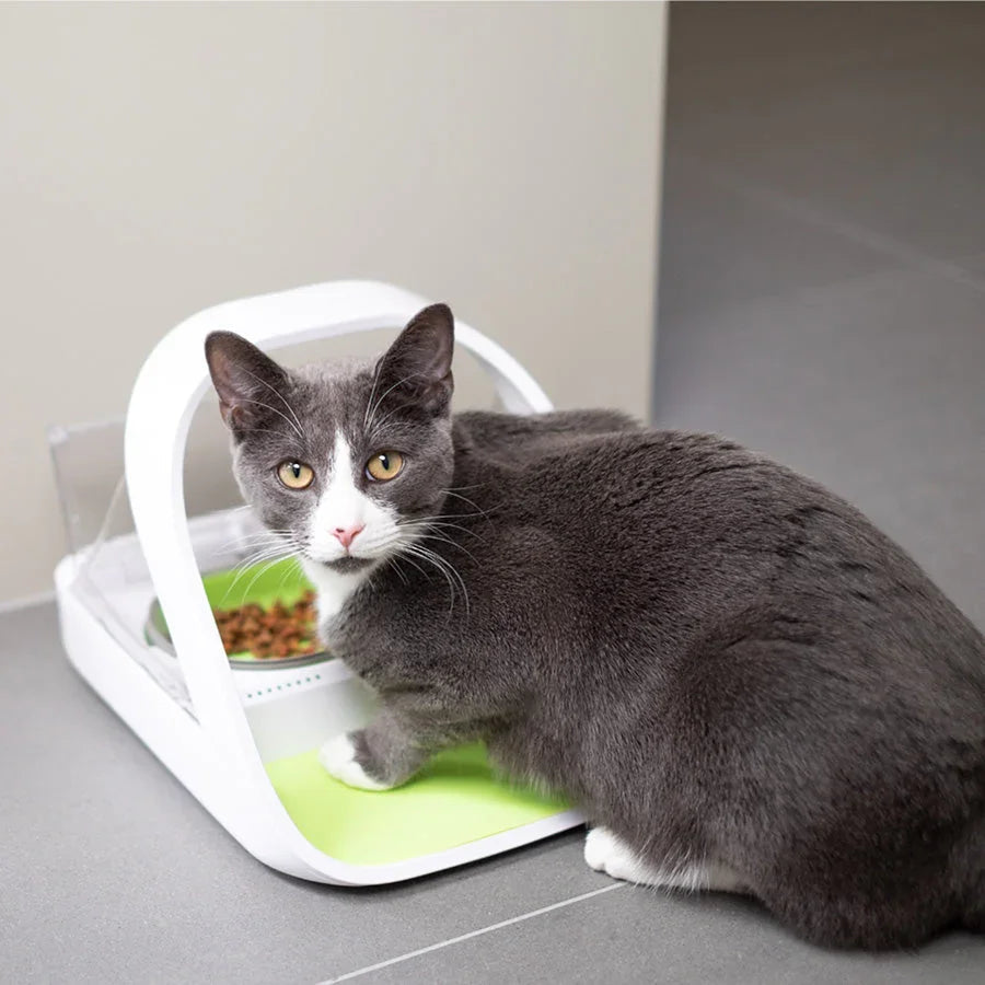 SureFeed Connect Microchip Pet Feeder for Cats & Small Dogs – White