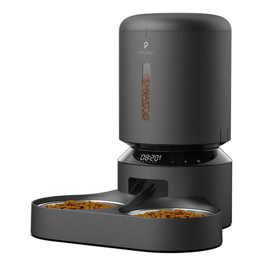 PetLibro Dual Granary Automatic Pet Feeder – Black 5L