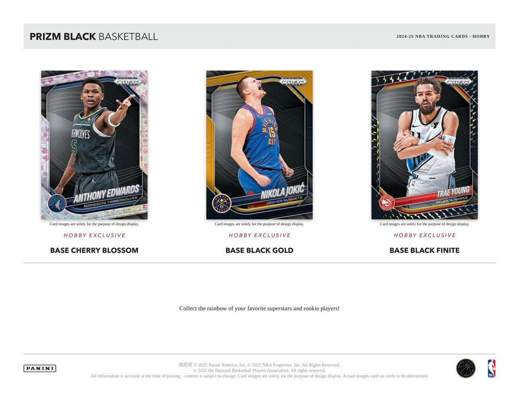 2024/25 Panini Prizm Black Basketball Hobby