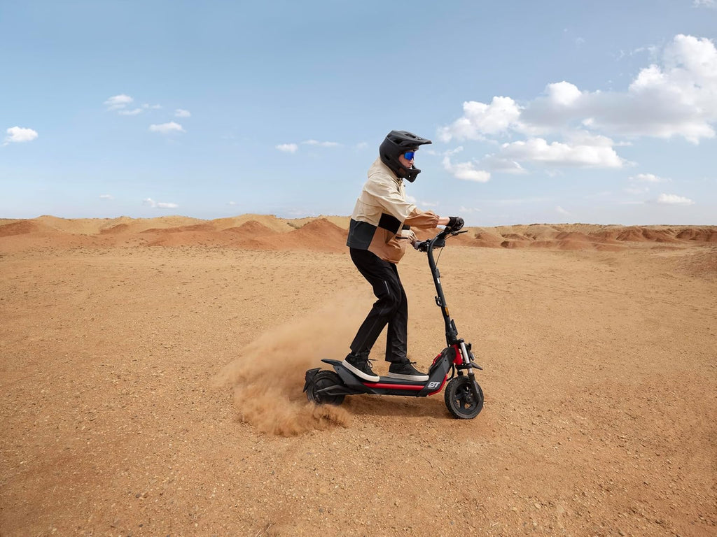 Segway-Ninebot ZT3 Pro D E-Scooter, bis zu 70 km Reichweite, 11 Zoll Offroad-Reifen, Vollfederung, Flash Charge, Apple Find My, faltbar, Schwarz**