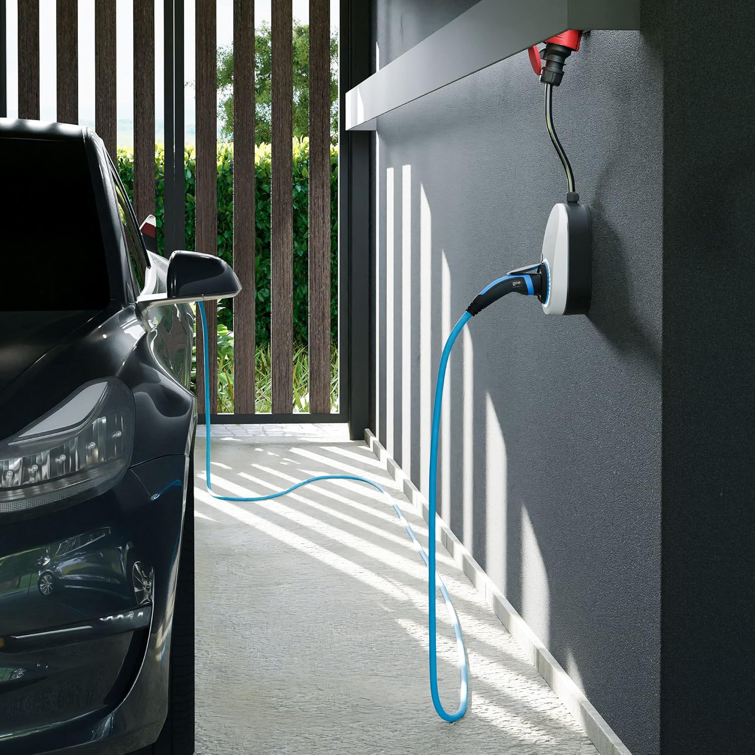 go-e Charger Gemini flex 11kW Wallbox – Typ 2, RFID, App, IPX4, Plug & Play, 400V/16A