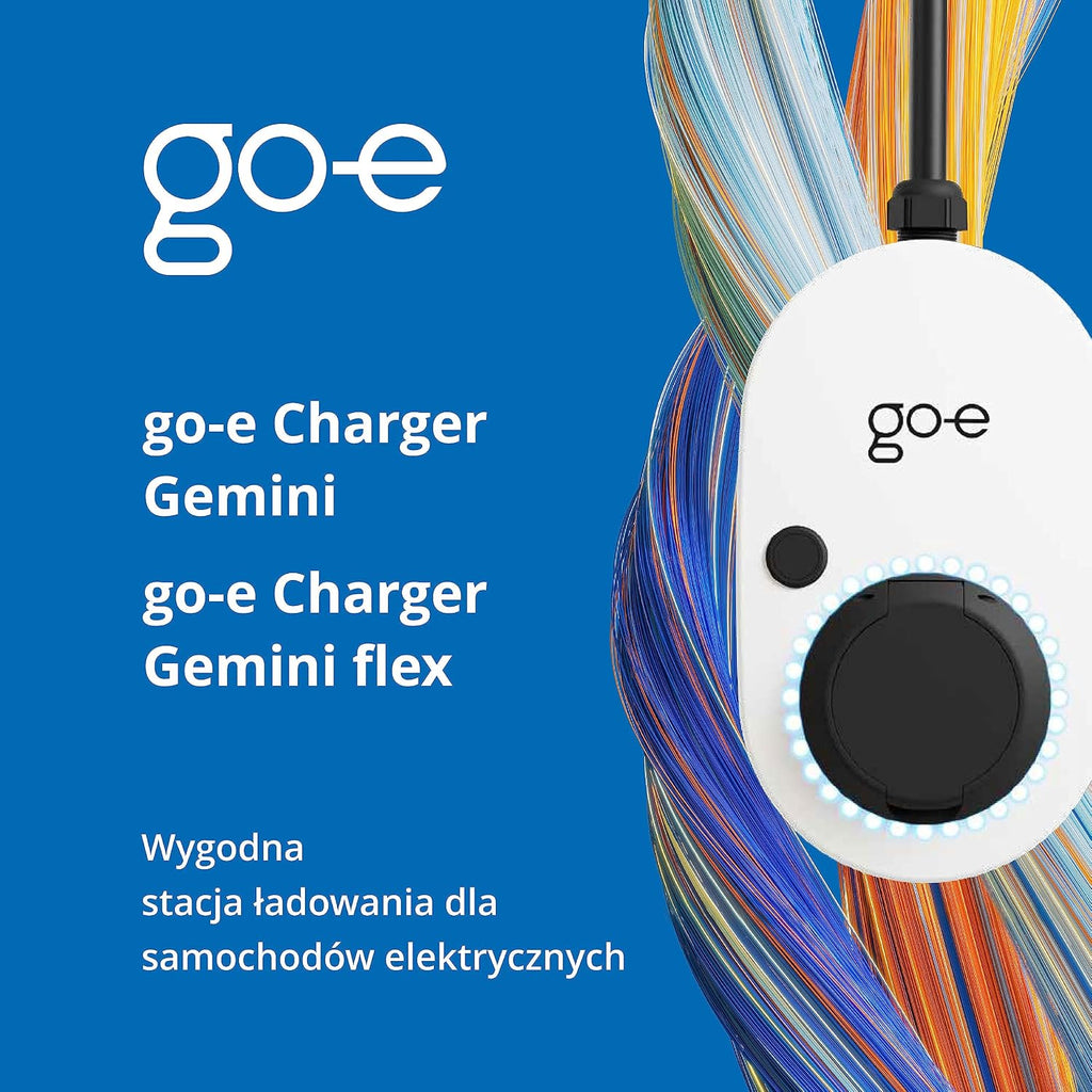 go-e Charger Gemini flex 11kW Wallbox – Typ 2, RFID, App, IPX4, Plug & Play, 400V/16A