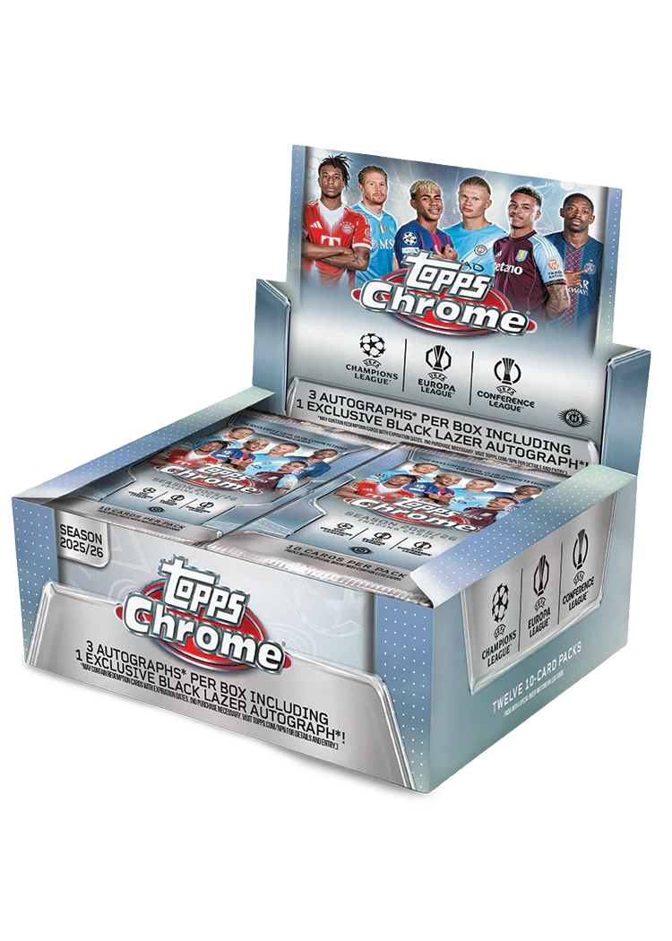 Topps Chrome® UEFA Club Competitions 2025-26 - Jumbo Box