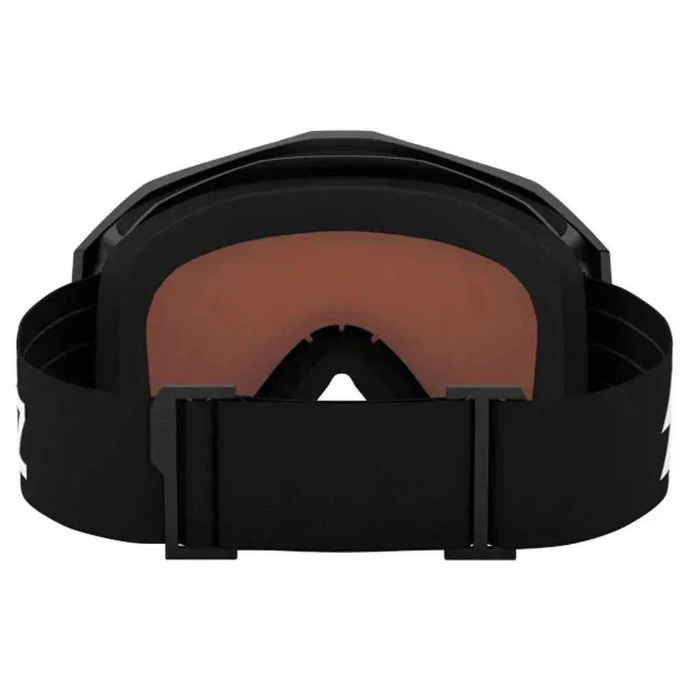 Bliz Liner Black White Logo Goggle Orange Silver Mirror Lens