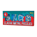 4 Classic Metal Puzzles!