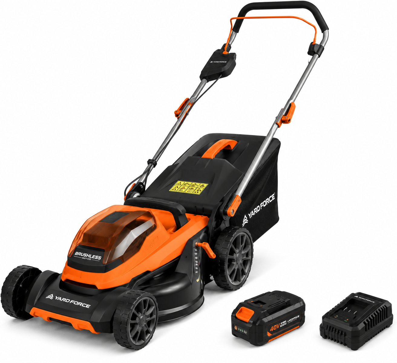 Yard Force 40V 37cm Cordless Brushless Lawn Mower