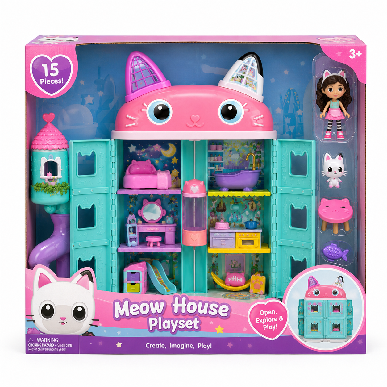 Spin Master Gabby's Dollhouse Movie Dollhouse Playset
