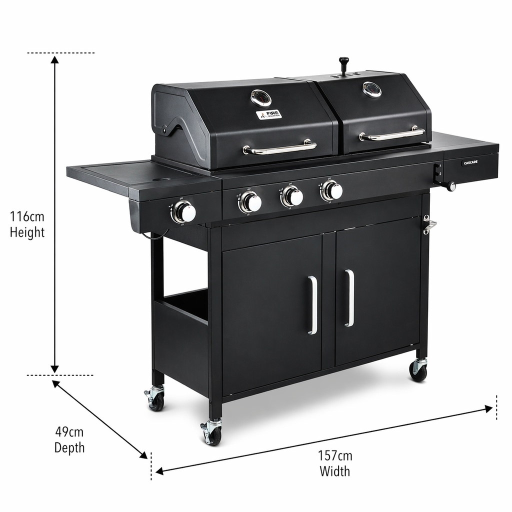 Fire Mountain Cascade Dual Fuel BBQ