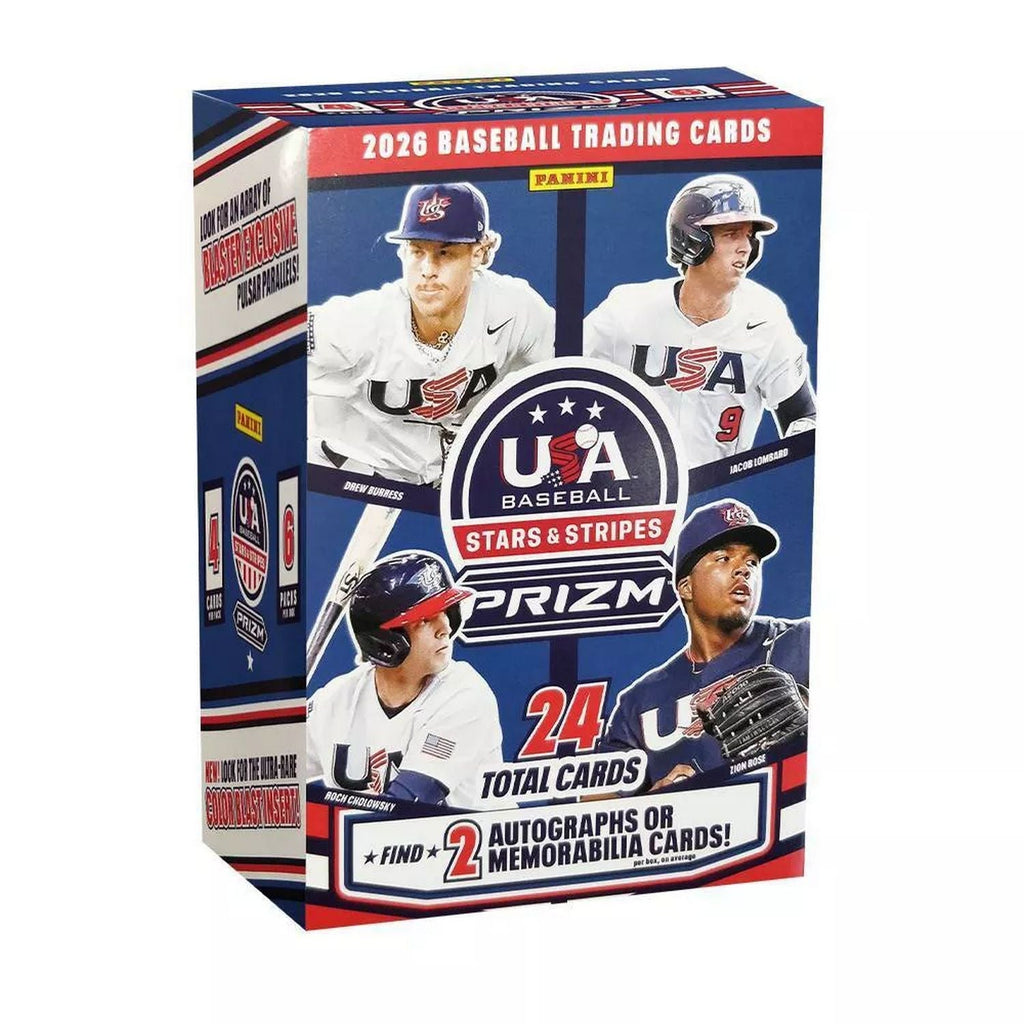 2026 Panini Stars & Stripes Prizm Baseball Blaster Box