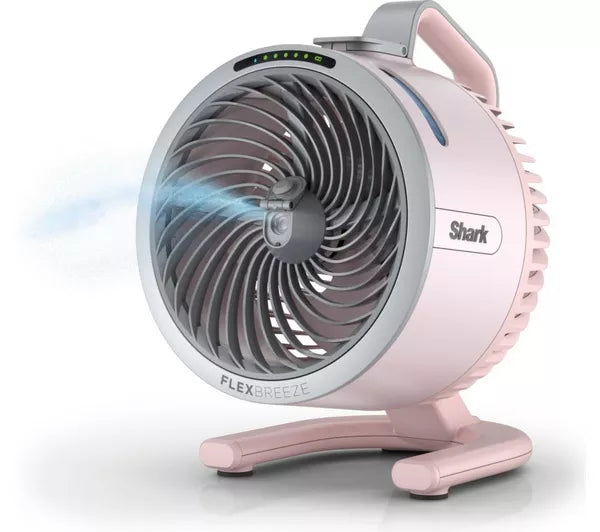 Shark FlexBreeze HydroGo Portable Misting Fan – Quartz Pink | FA050UKPK
