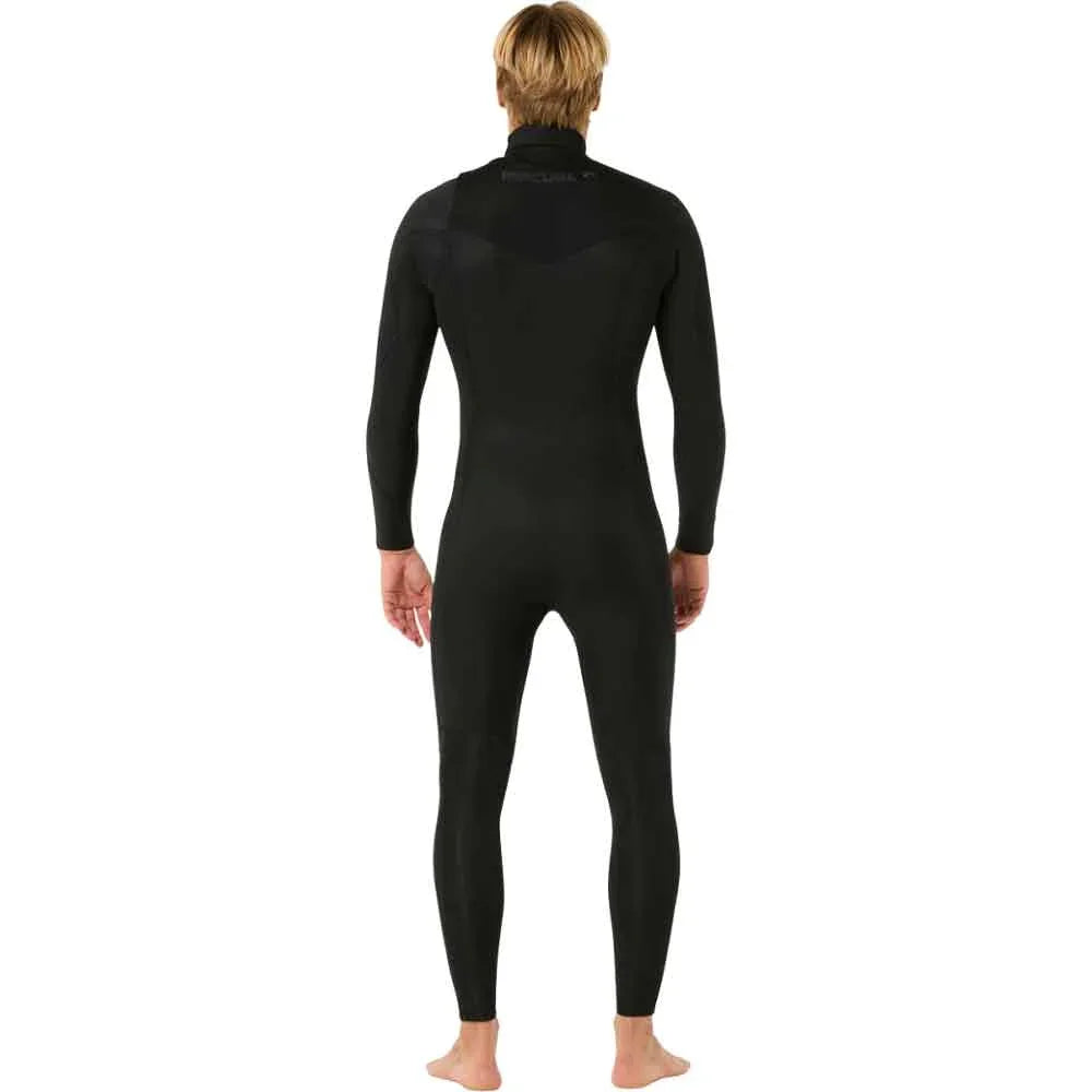 Rip Curl Dawn Patrol Pro Chest Zip 4/3mm Wetsuit Black