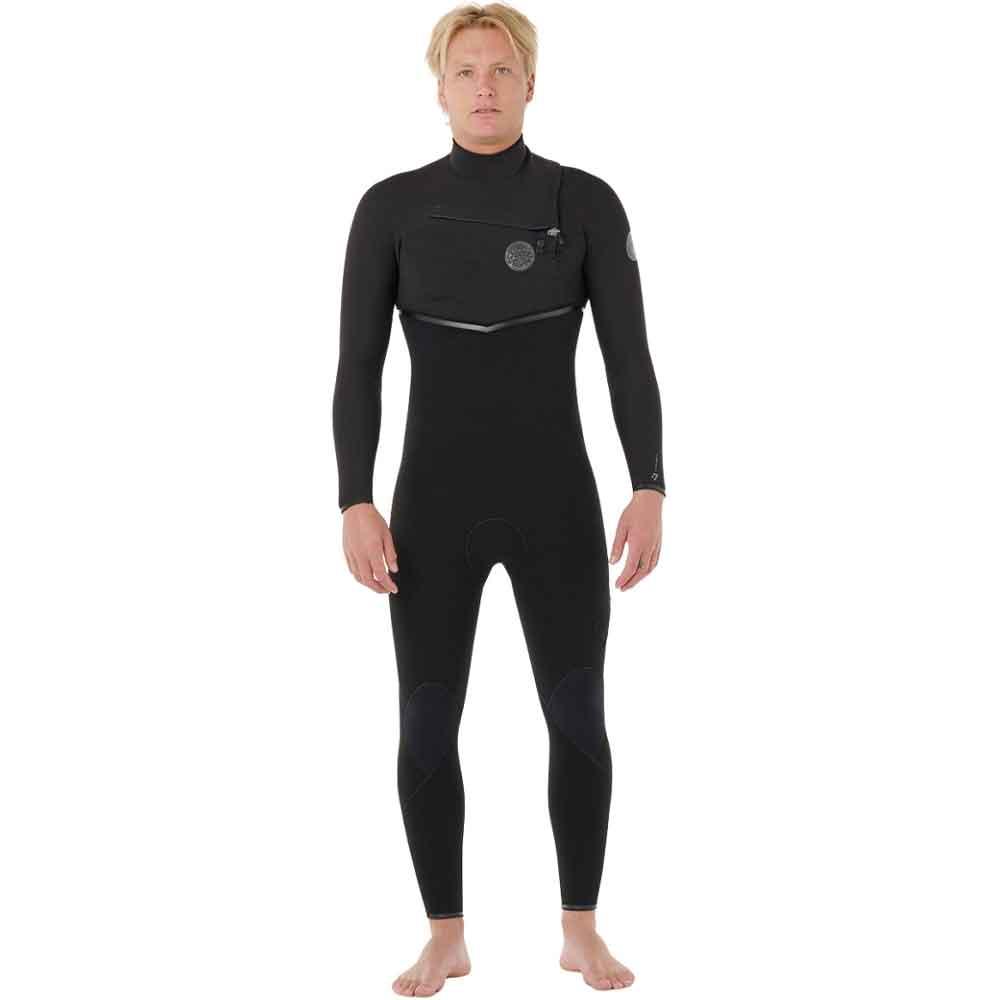 Rip Curl E-Bomb Chest Zip 4/3mm Wetsuit Black