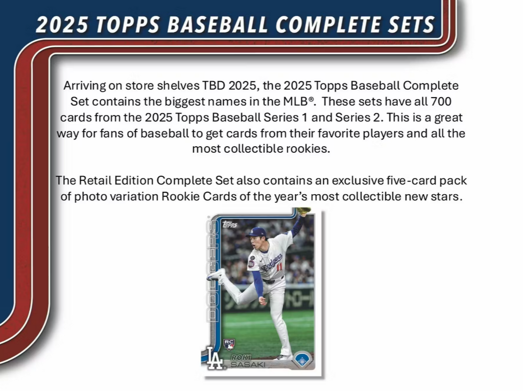 2025 Topps Baseball Factory Set (Retail)