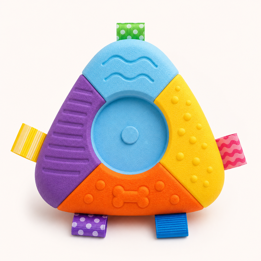 Textured Sensory Activity Toy for Puppies and Small Dogs – Multicolour