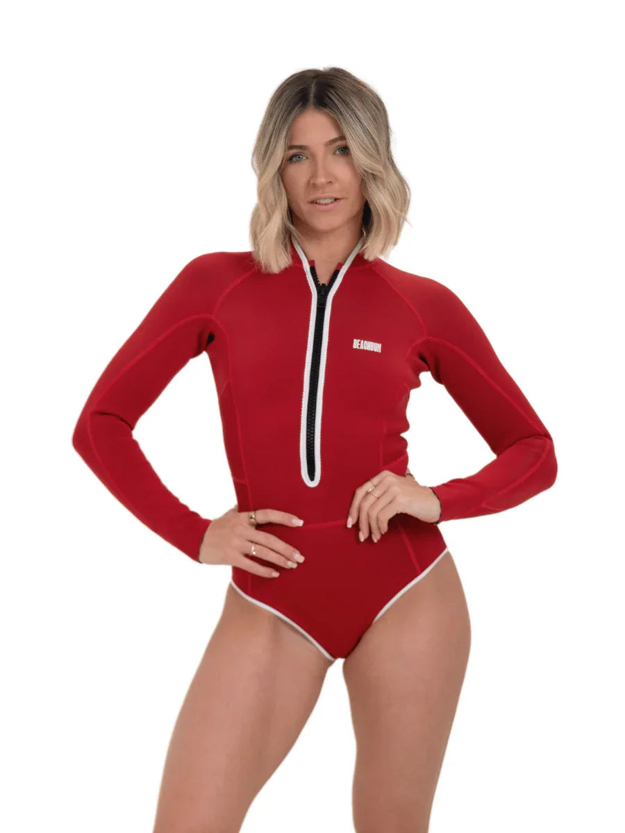 Beachbum Quick Dry Springsuit – Chilly Red