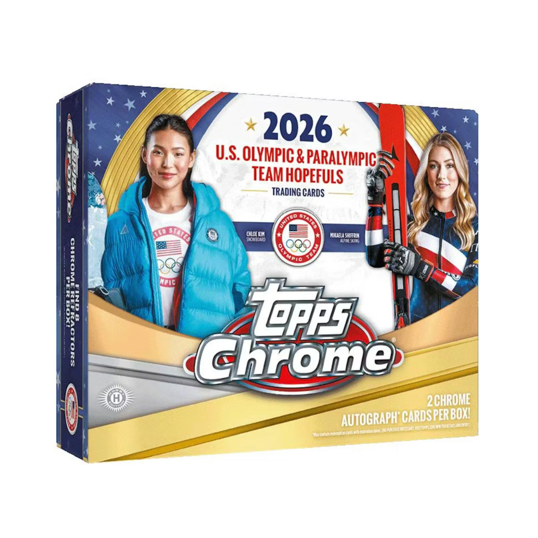 2026 Topps Chrome US Olympic & Paralympic Hopefuls Hobby Box
