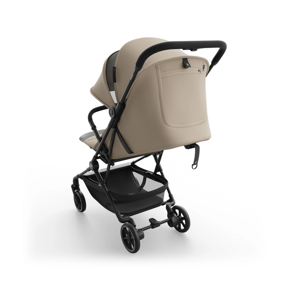 Kinderkraft Nebo Compact Stroller – Beige Lightweight Foldable Baby Pushchair