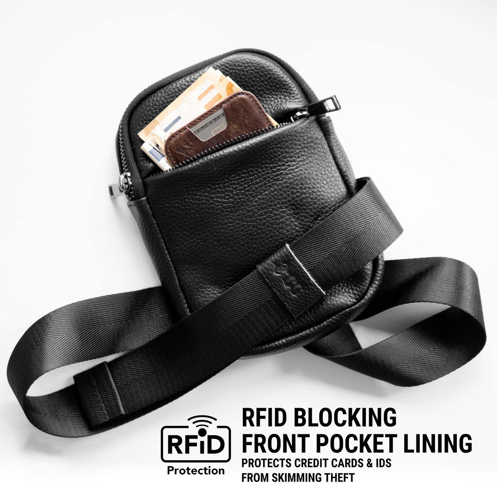 Travel Sling Bag | Leather