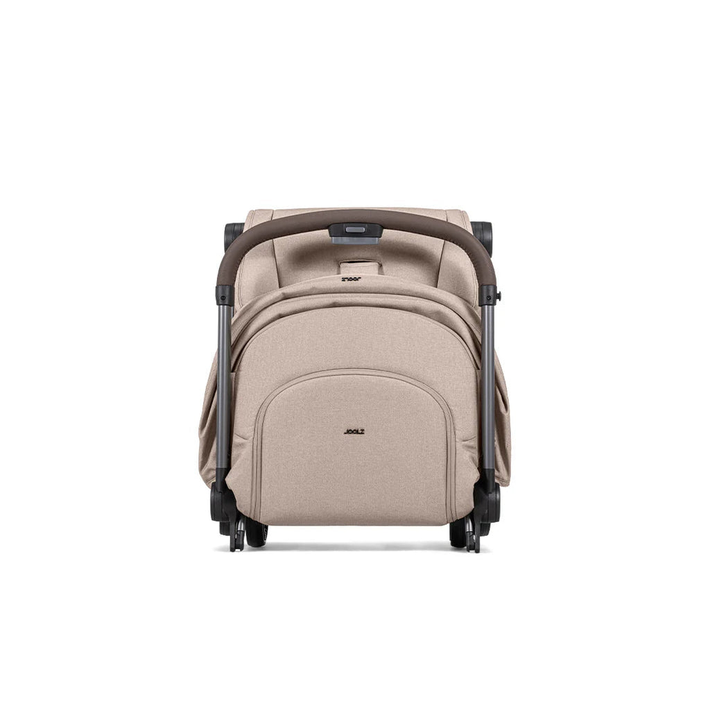Joolz Aer2 Compact Stroller – Sandy Taupe Lightweight One-Hand Fold Pushchair