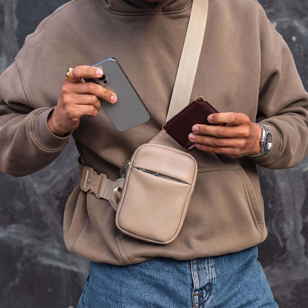 Travel Sling Bag | Leather