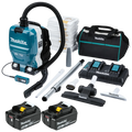 Makita 18v DVC261TX25 Hepa Cordless Backpack Vacuum - Full kit