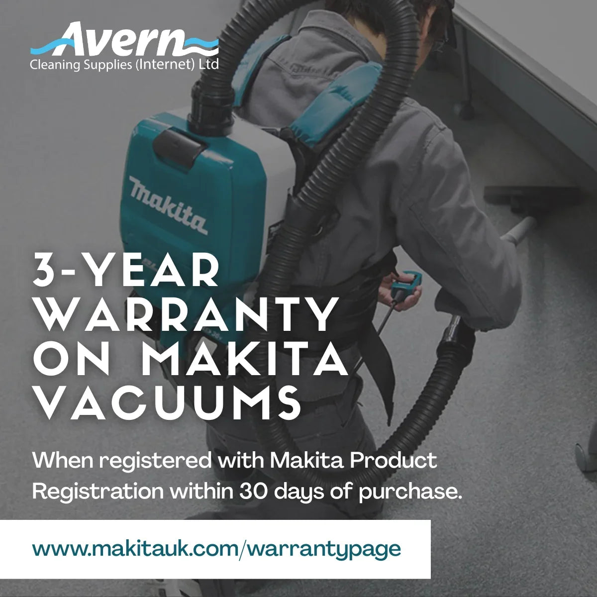 Makita 18v DVC261TX25 Hepa Cordless Backpack Vacuum - Full kit