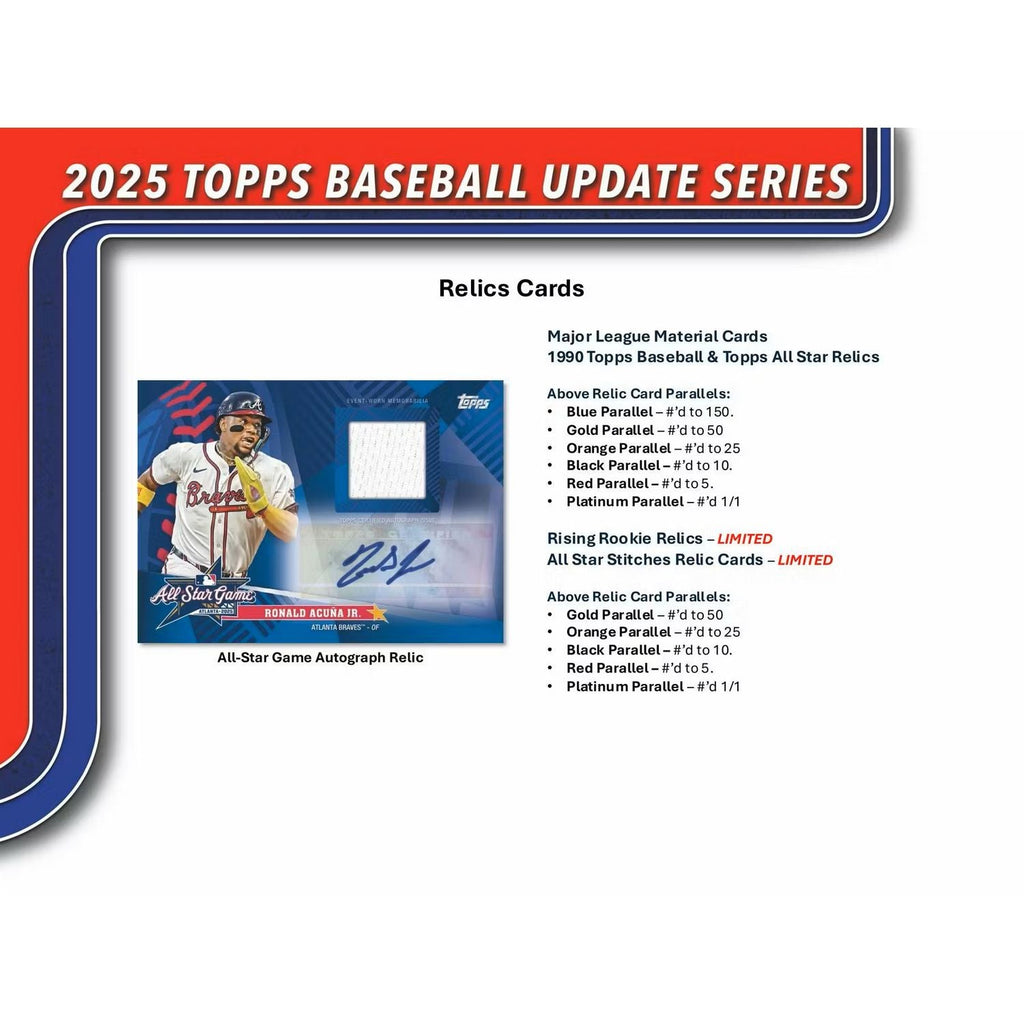 2025 Topps Update Series Baseball Fat Pack