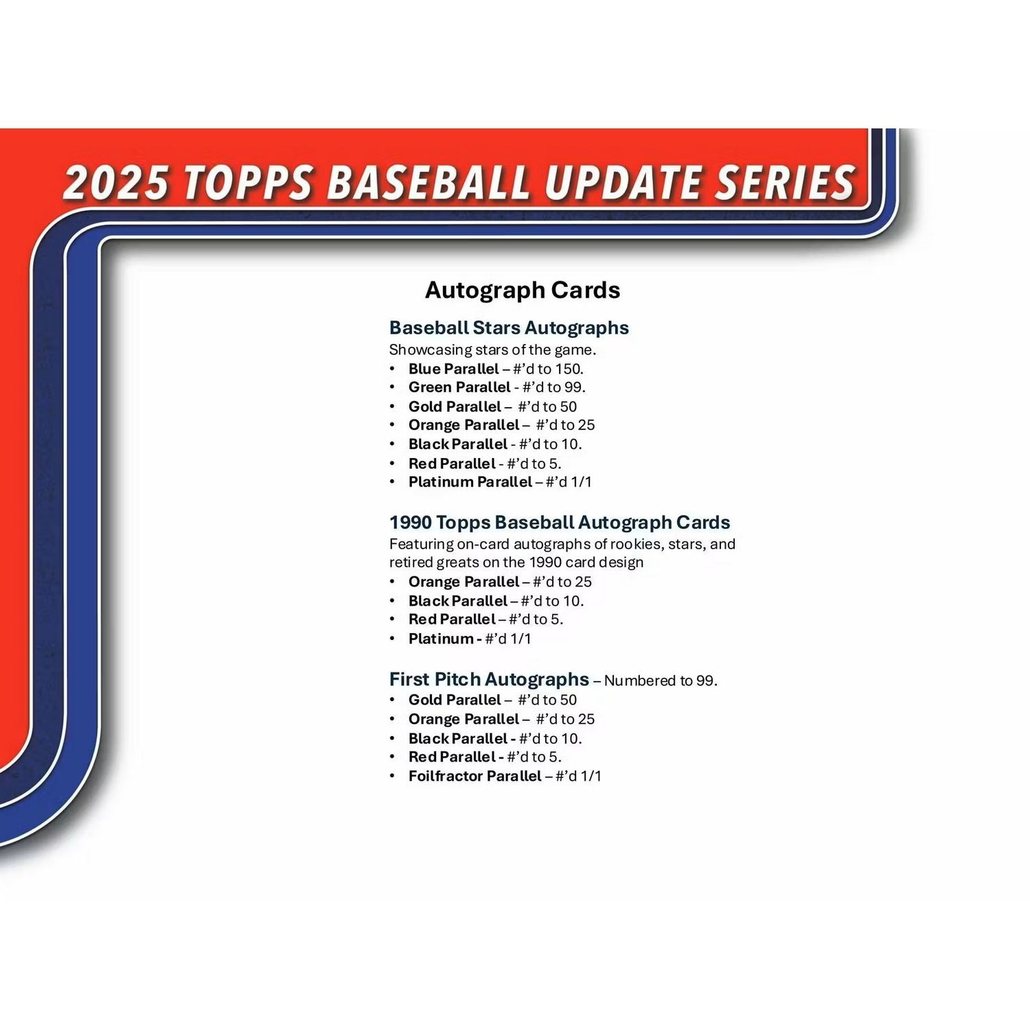 2025 Topps Update Series Baseball Fat Pack