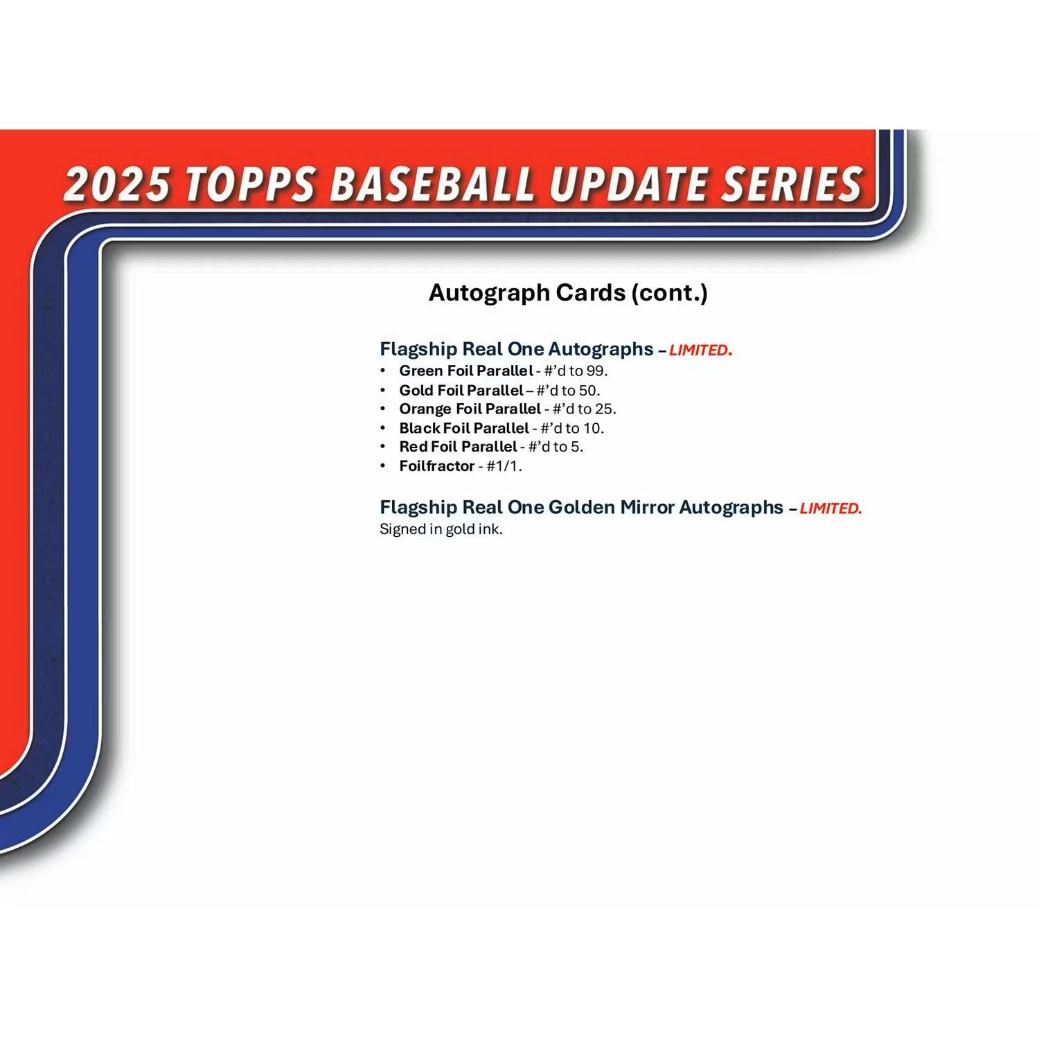 2025 Topps Update Series Baseball Fat Pack