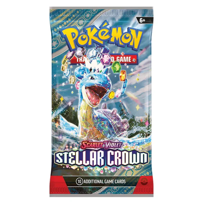 Pokemon TCG - Scarlet & Violet - Stellar Crown - Booster Pack(10 cards)