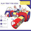 4-in-1 Kids Play Tent with Tunnel & Ball Pit – Portable Pop-Up Playhouse for Toddlers and Children