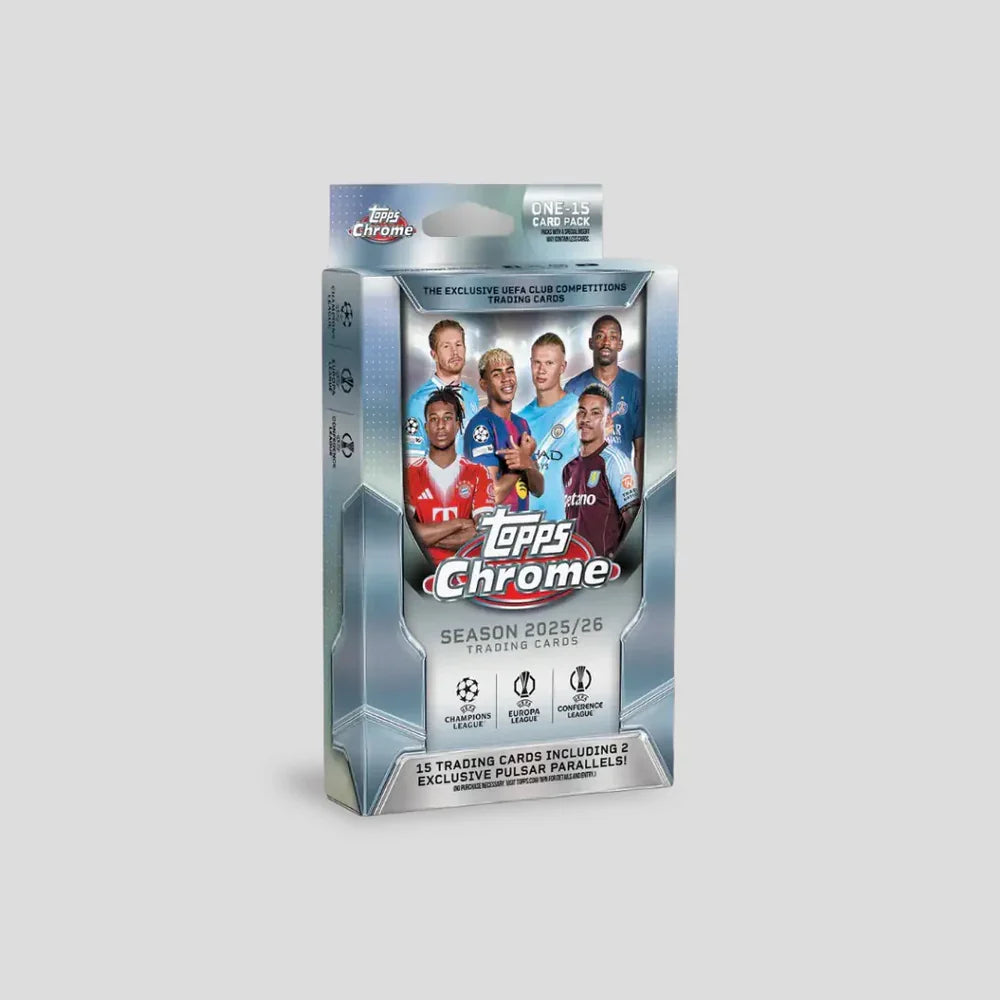 2025/26 Topps Chrome UEFA Club Competitions Soccer Hanger