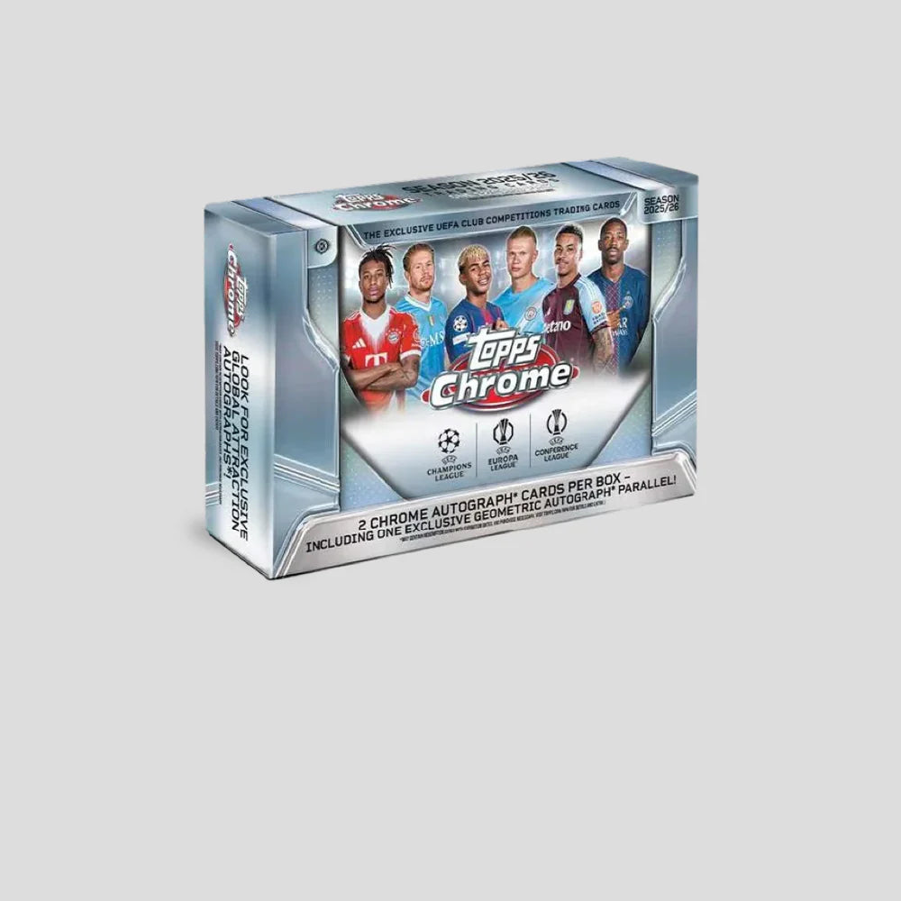 2025-26 Topps Soccer Chrome UCC UEFA Club Competitions Breakers Delight Box